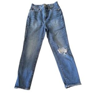 Madewell The Momjean Distressed Jeans Size 26